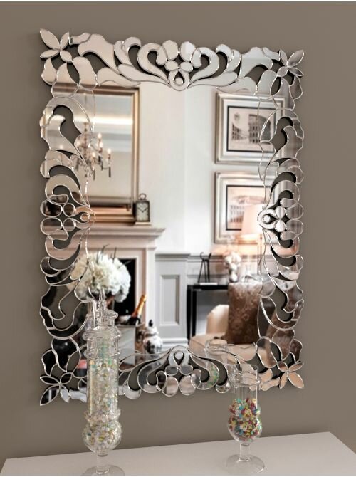 Интерьерное настенное зеркало Toscana Brillica 107,5см х 80 см - фотография № 1