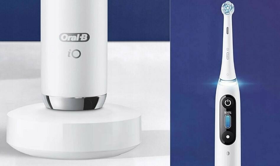 Электрическая зубная щетка Oral B iO Series 9 Special Edition White Alabaster, белый - фотография № 5