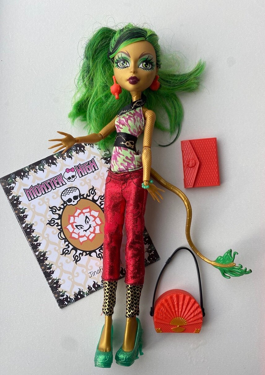 Кукла Монстер Хай Джинафаер Лонг №2, б/у, Mattel