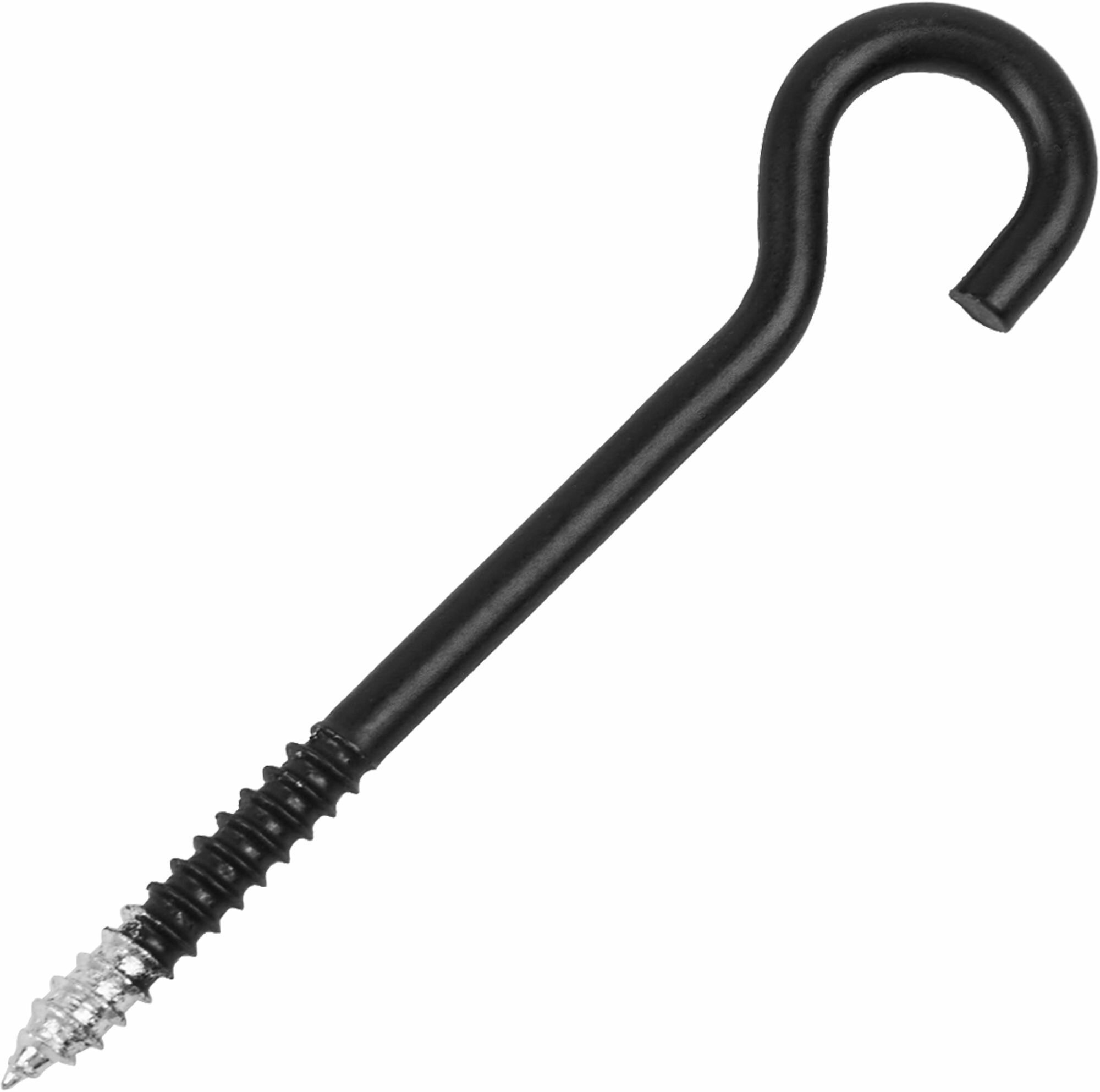 фото Шуруп-крюк 3.5x45 мм, нержавеющая сталь RAL9005 4 шт.