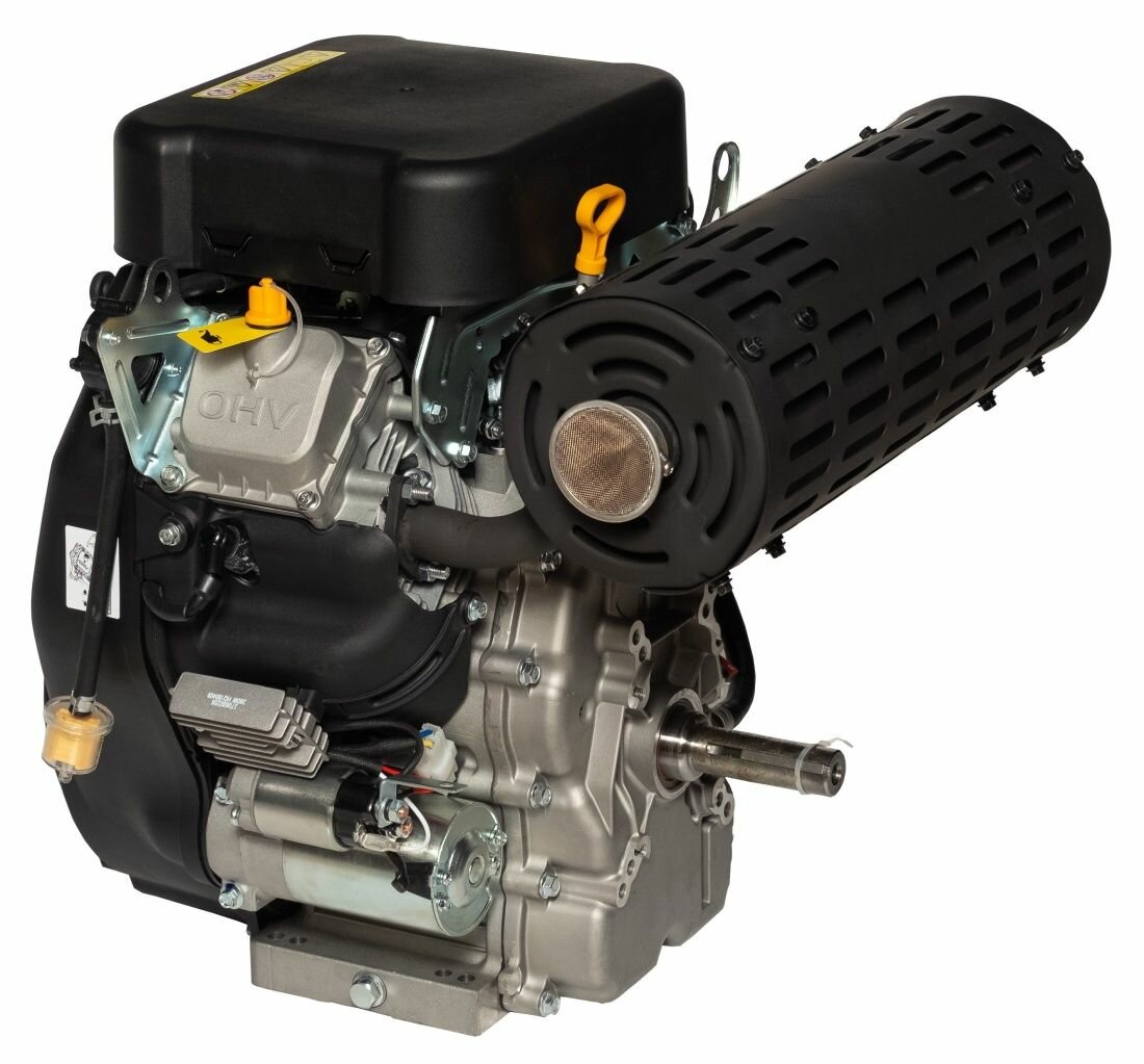 Двигатель для садовой техники Loncin LC2V90FD (E type) (V-образн, 999 см куб, D28,575 мм, 20А) Цилиндрический в. фильтр - фотография № 2