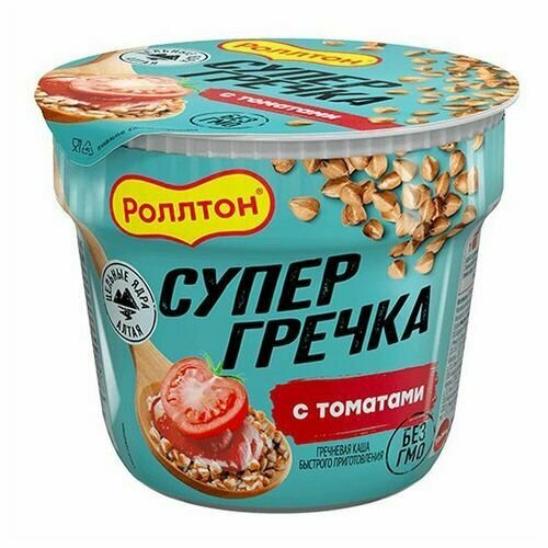 Каша Роллтон Гречневая с томатами быстрого приготовления 45 г
