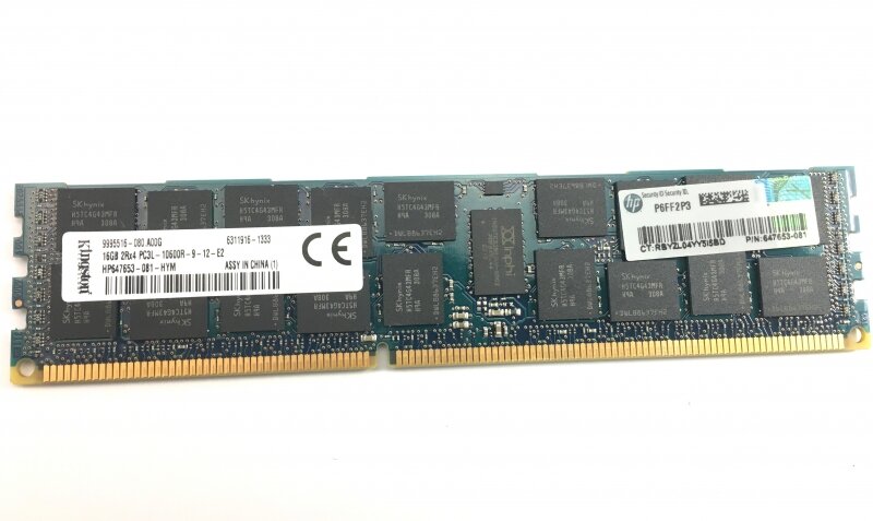 Оперативная память HP 647653-08S DDRIII 16Gb