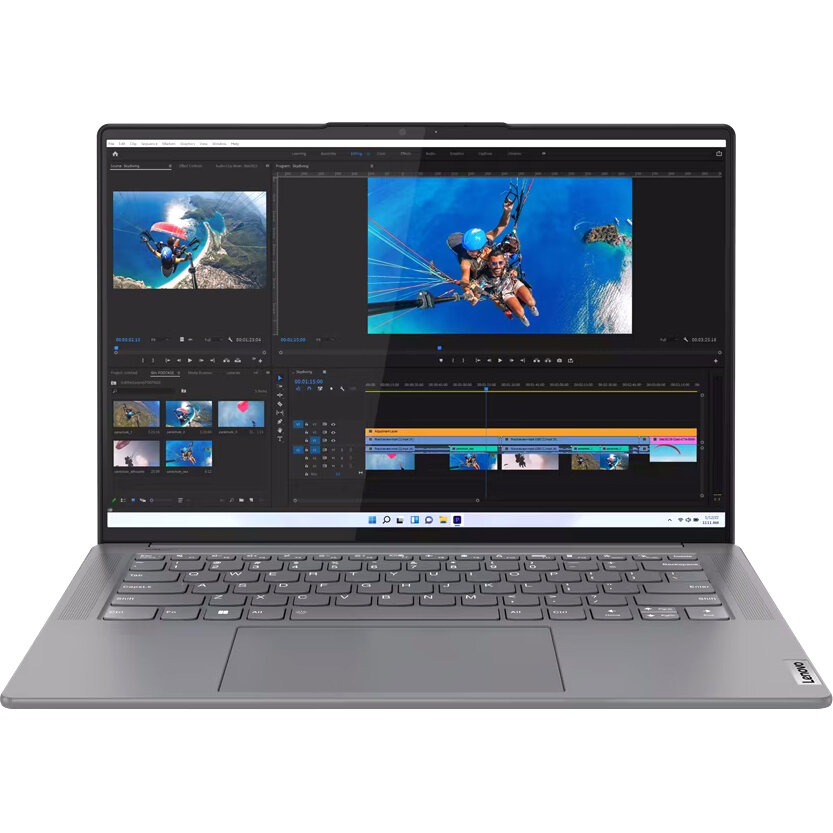 Lenovo Ноутбук/ Lenovo Yoga Slim 7 ProX 14ARH7 14.5"(3072x1920 IPS)/AMD Ryzen 9 6900HS(3.3Ghz)/32768Mb/1024SSDGb/noDVD/Ext:nVidia GeForce RTX3050(4096Mb)/Cam/BT/WiFi/70WHr/war 1y/1.45kg/onyx grey/Win11Home + 100W, RU kbd