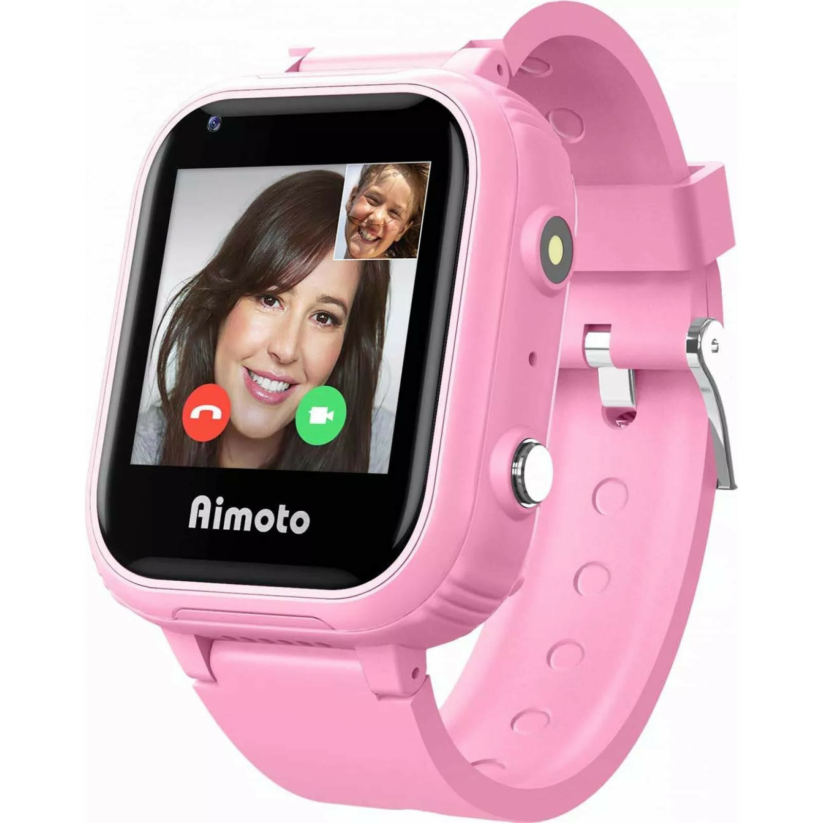 Умные часы для детей Aimoto PRO 4G с видеозвонком розовые