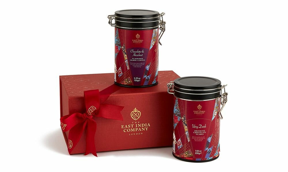 The Fireside Delights Hamper - подарочная коробка с горячим шоколадом и кофе - фотография № 1