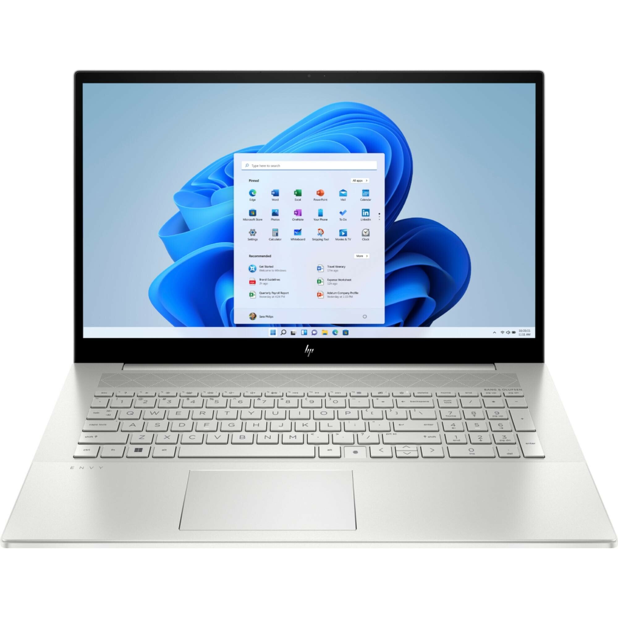 Ноутбук HP Envy 17-cg1075 Win11Home silver (50U28UA)