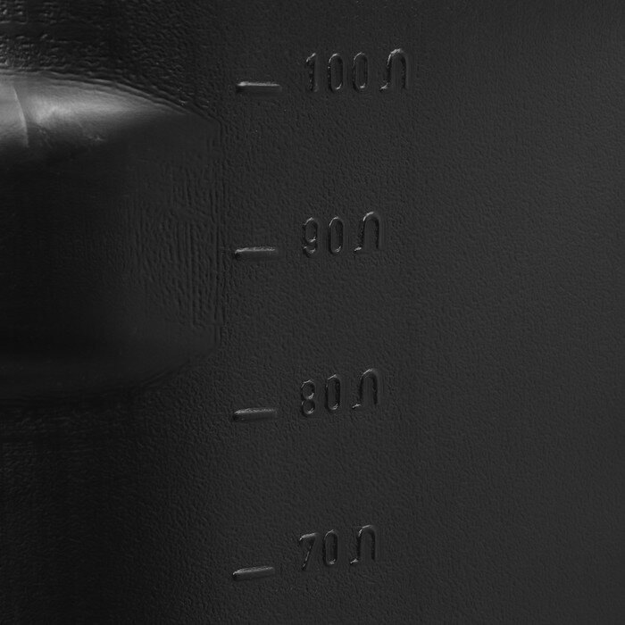 Бак для душа, 150 л, с крышкой, с резьбой под кран, чёрный - фотография № 4