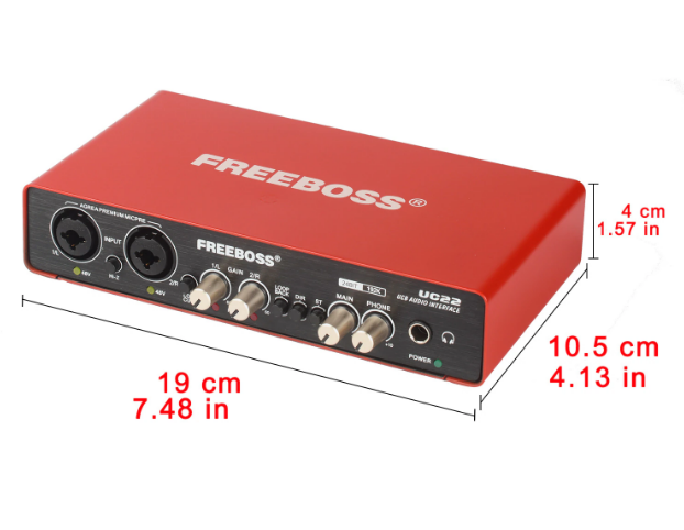 Freeboss UC22 аудиоинтерфейс 24 бит/192 кГц