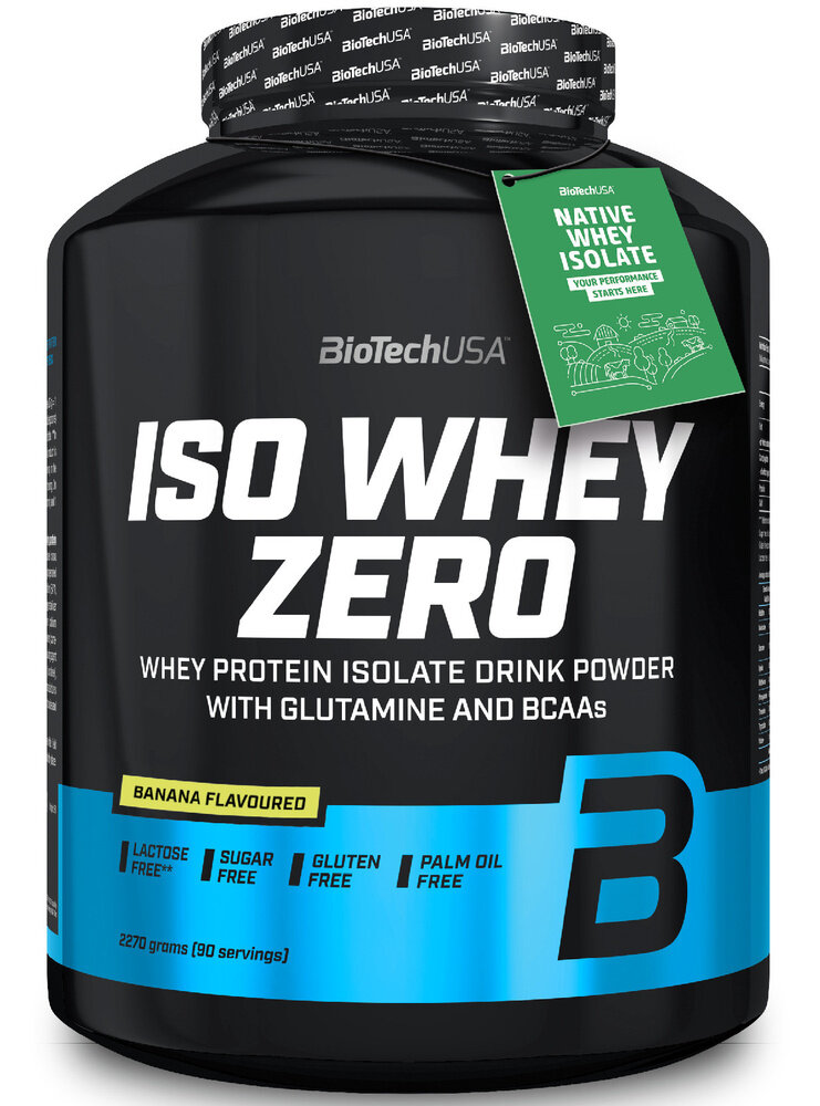 BioTech Iso Whey Zero, 2270 гр. (банан)