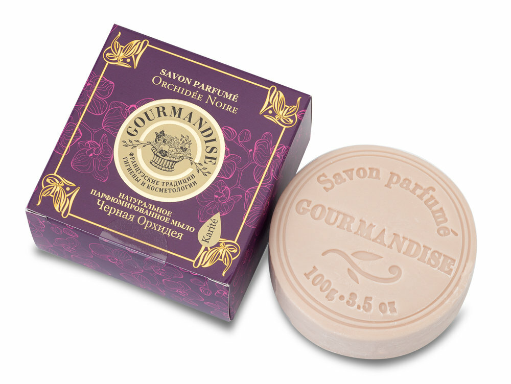 фото Натуральное мыло Чёрная орхидея Gourmandise Savon Parfume Orchidee Noire