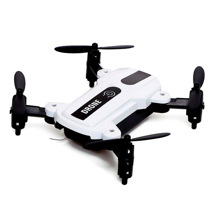 Квадрокоптер FLASH DRONE, камера 480P, Wi-Fi, с сумкой, цвет белый — фото 3