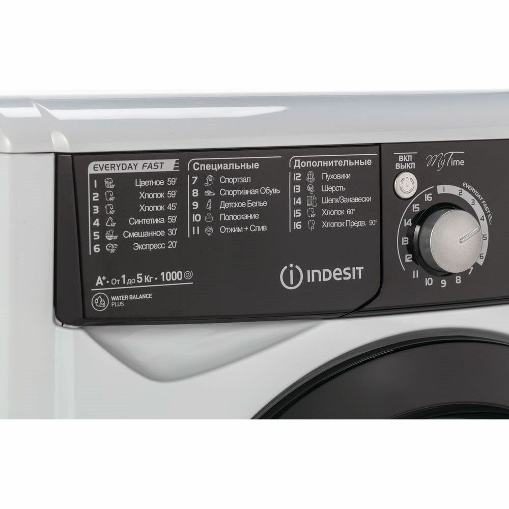 Стиральная машина Indesit EWSD 51031 BK CIS - фотография № 2