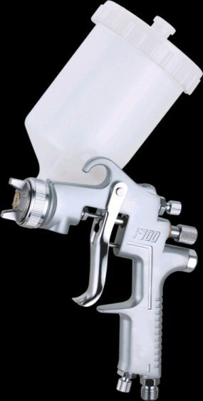 фото Краскопульт с боковым поворотным бачком F100G, HP-система, d=1,5 (310л/мин, 2,0-3,0 бар)