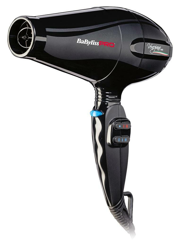 Фен Babyliss Pro Veneziano Ionic черный (BAB6610INRE)