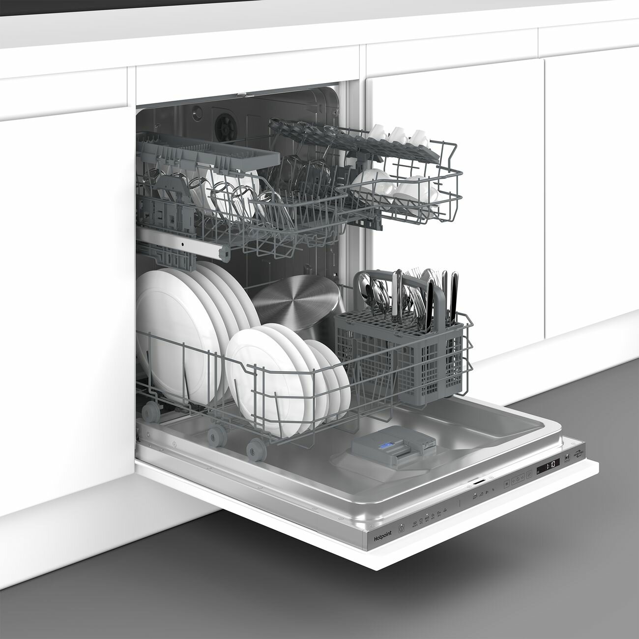 Встраиваемая посудомоечная машина 60 см Hotpoint HI 4D66 - фотография № 3