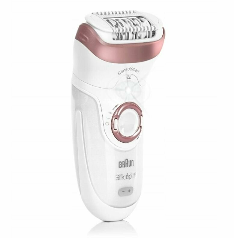 Эпилятор женский Braun Silk-epil 9 SensoSmart Extreme-Spa + косметичка - фотография № 7