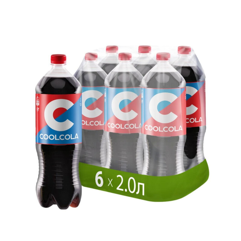 Напиток Cool Cola сильногаз. ПЭТ 2л 6шт/уп - фотография № 2