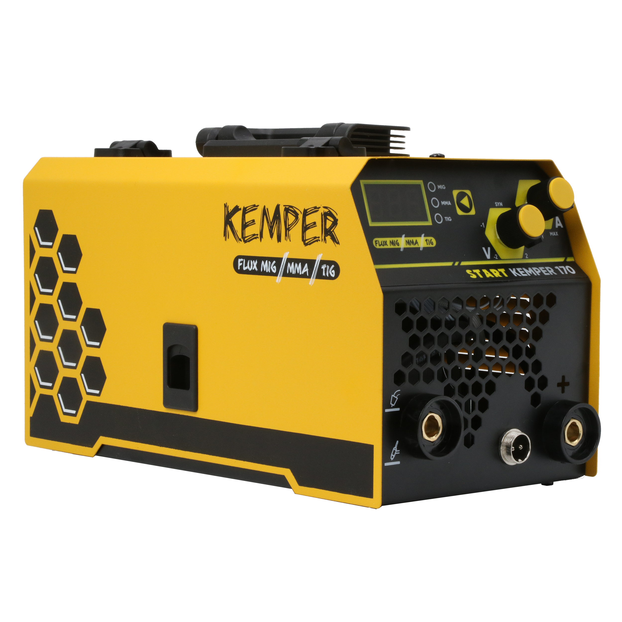 START KEMPER 170 Cварочный полуавтомат (220В, 20-170A, MIG FLUX/MMA/TIG, сменная горелка, арт. 2ST171) - фотография № 2