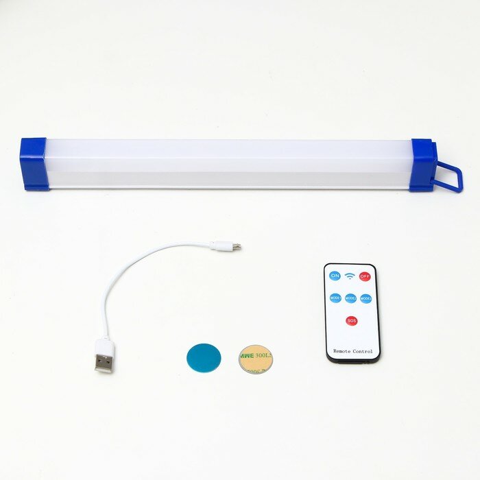 Светильник с ПДУ "ВК-300" LED 12Вт USB АКБ белый 4х2х32 см - фотография № 19