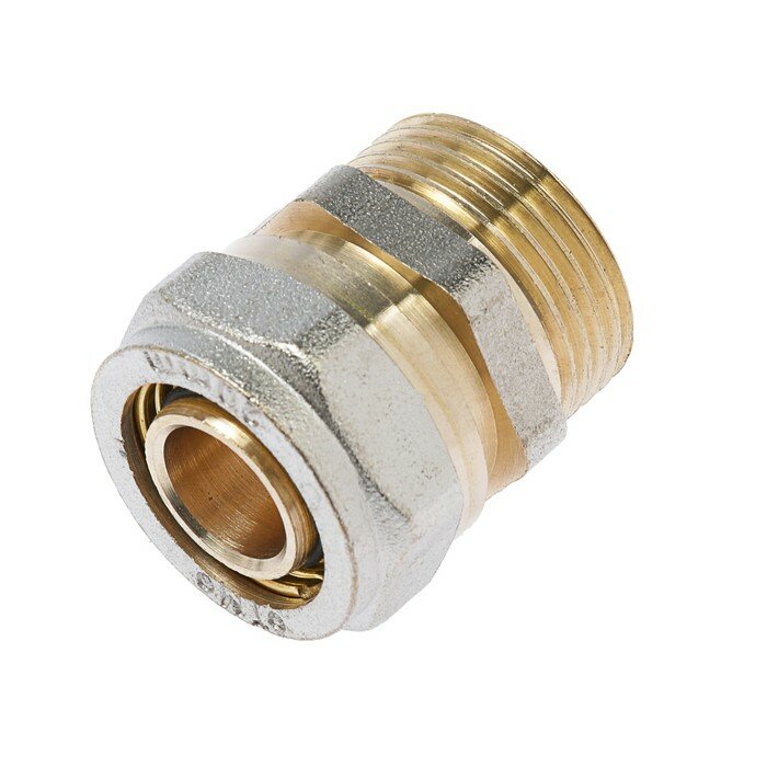 фото Муфта OTMO, обжимная, 20 мм х 3/4" наружная резьба, 2 штуки