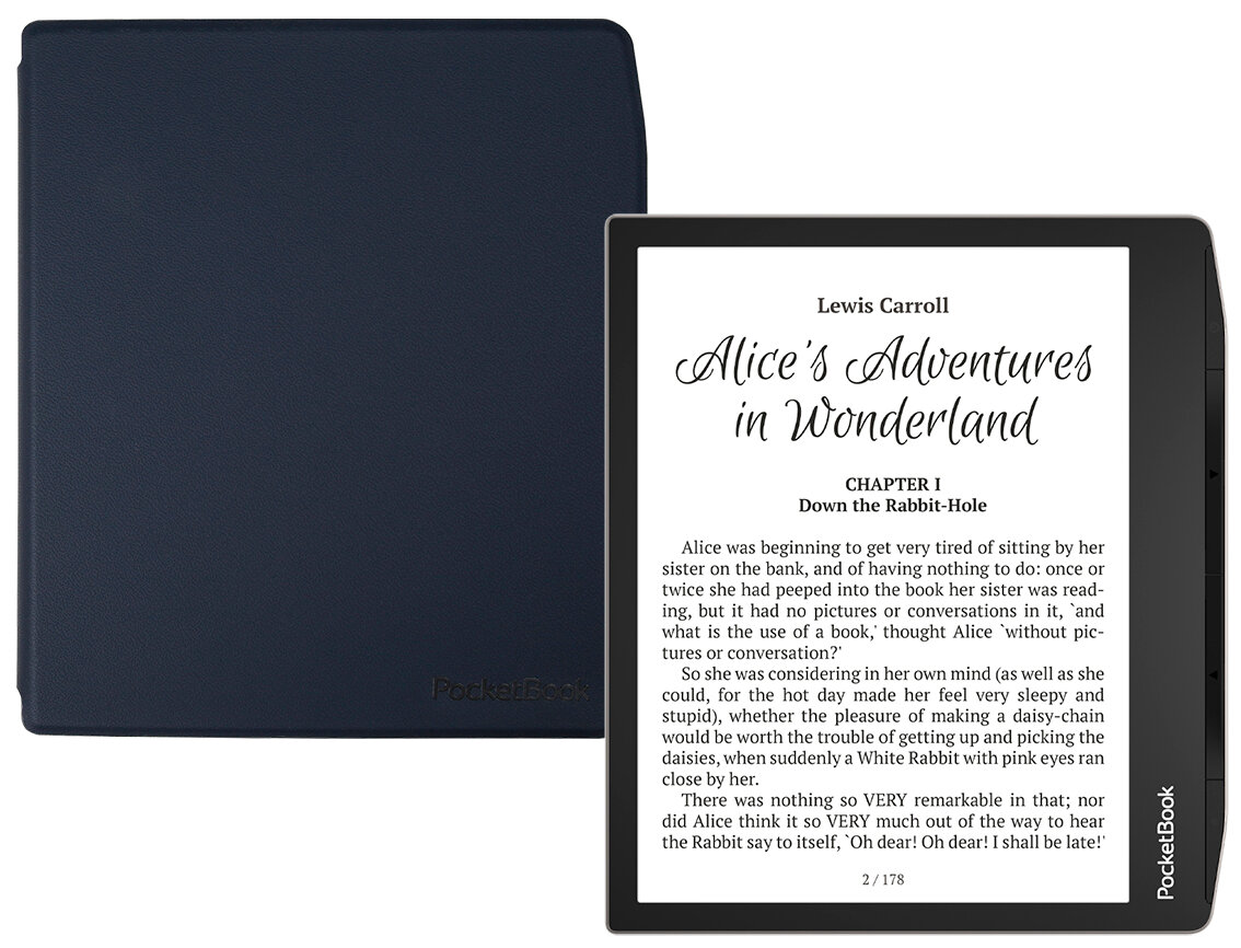 Электронная книга PocketBook 700 Era 64Gb медный с фирменной обложкой Blue в комплекте