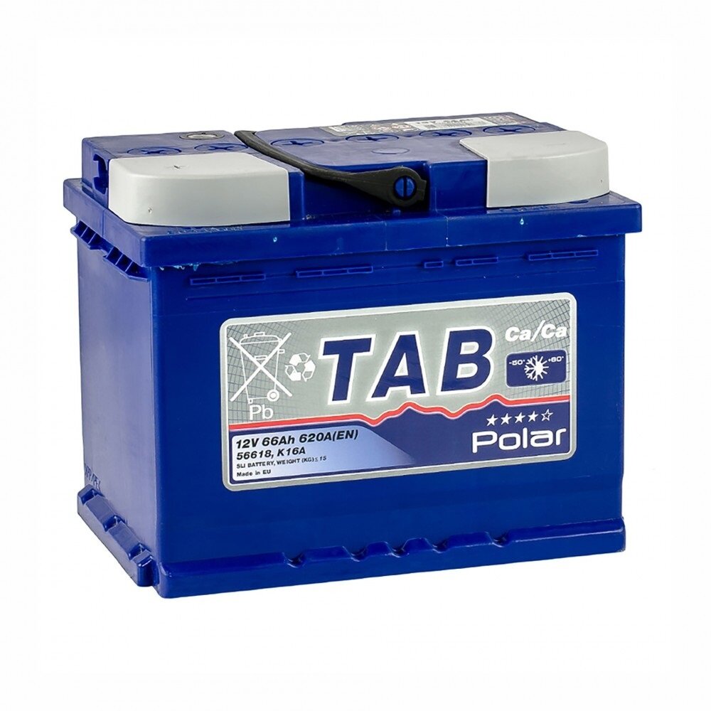 Автомобильный аккумулятор TAB Polar Blue B66HX (121566) 242х175х190