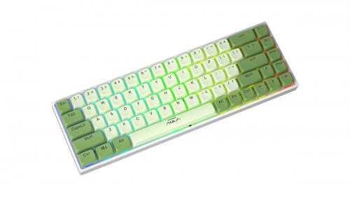 Клавиатура AULA F3068 green+white (80002166)