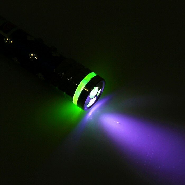 Лазер на карабине с фонариком, цвета микс - фотография № 5