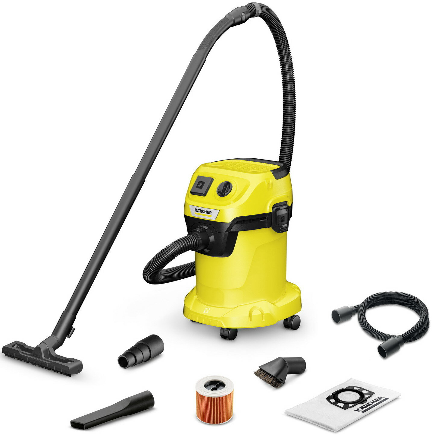 Профессиональный пылесос KARCHER WD 3 P V-17/4/20 Workshop 1000 Вт