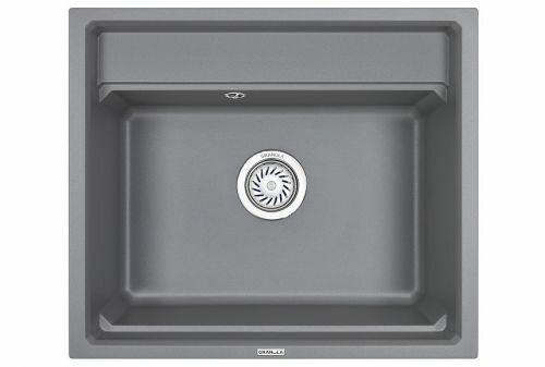 KS-6003, алюминиум, кухонная мойка, кварц Granula