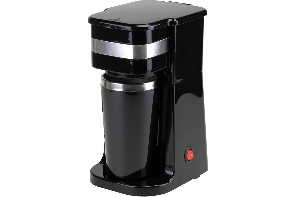 фото diopro Автоматическая кофеварка с термокружкой в комплекте DPNR-HACM111-BLK