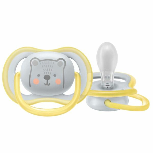 Пустышка силиконовая ортодонтическая Philips AVENT Ultra Air SCF086/76 6-18 м 1 шт.