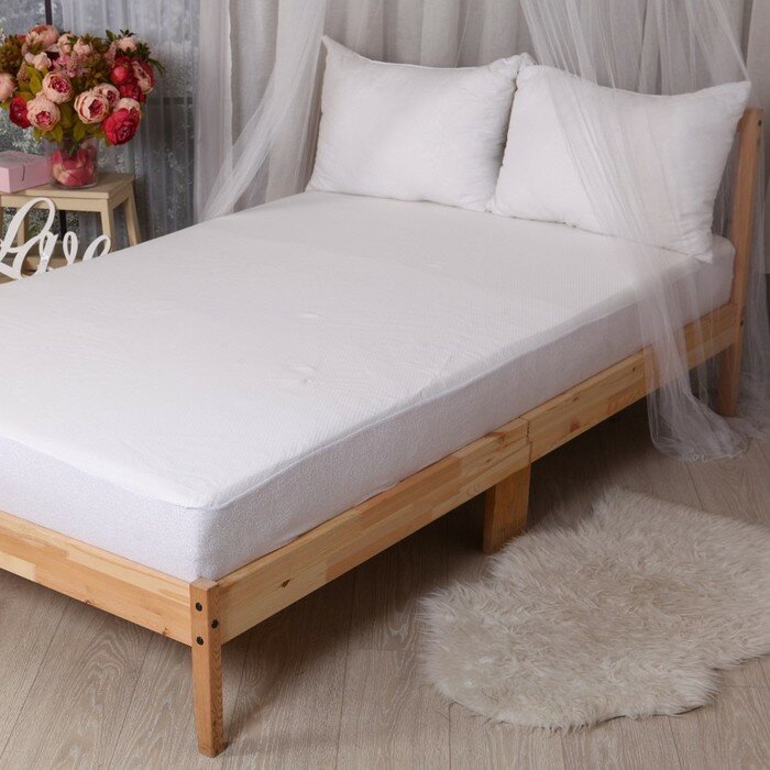 фото Наматрасник непромокаемый Бережный 160х200/30, мембрана, 80% хлопок, полиэстер 20%