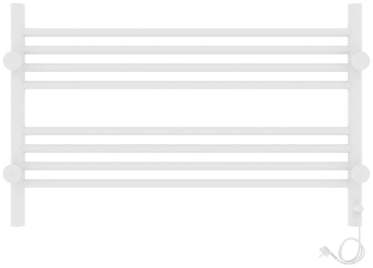 Полотенцесушитель электрический Laris Оливия ЧК8 800х500, белый муар, левое подключение (73207626) - фотография № 2