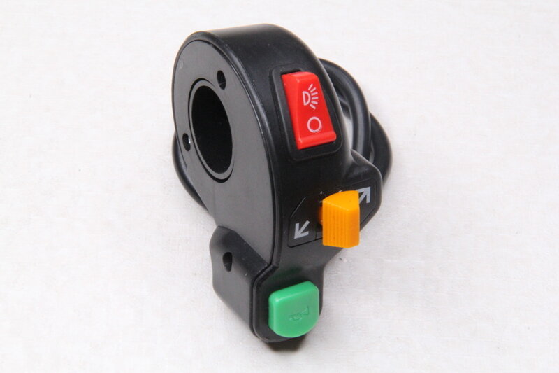 фото Переключатель (пульт) для мотоцикла,квадроцикла,снегохода,электровелосипеда и самоделок (длина кабеля 32см)