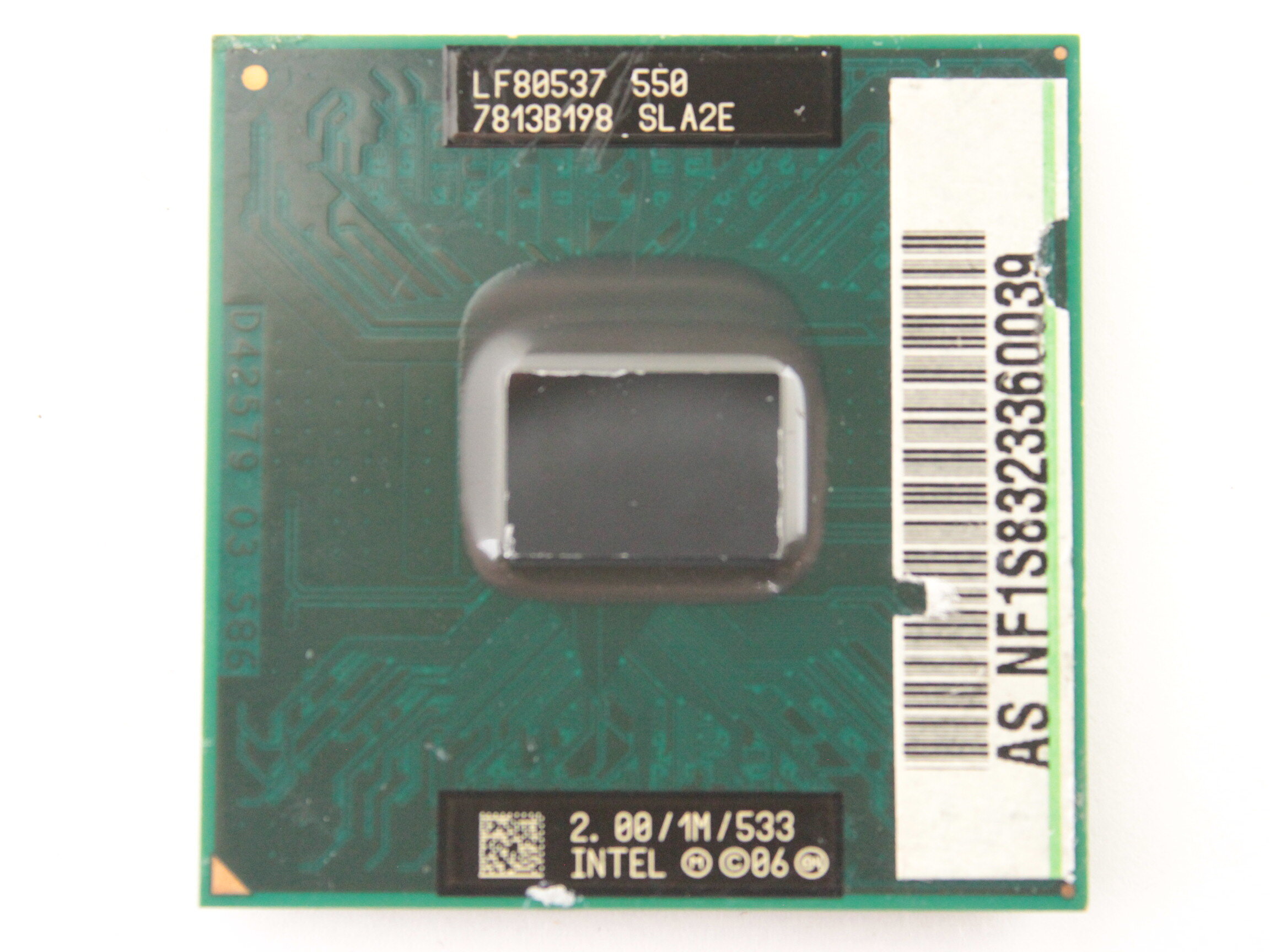 Процессор для ноутбука Intel Celeron M550 (1M Cache 2.00 GHz 1Mb 533 MHz) [SLA2E]
