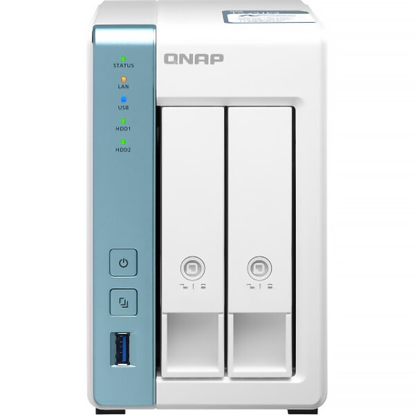 QNAP Сетевое хранилище NAS Qnap TS-231P3-4G 2-bay настольный Cortex-A15 AL-314