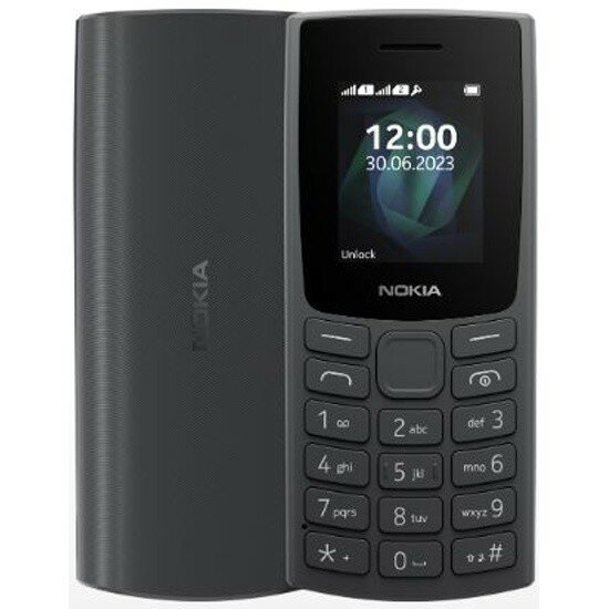 Nokia Мобильный телефон 105 TA-1569 SS EAC CHARCOAL 1GF019EPA2C03