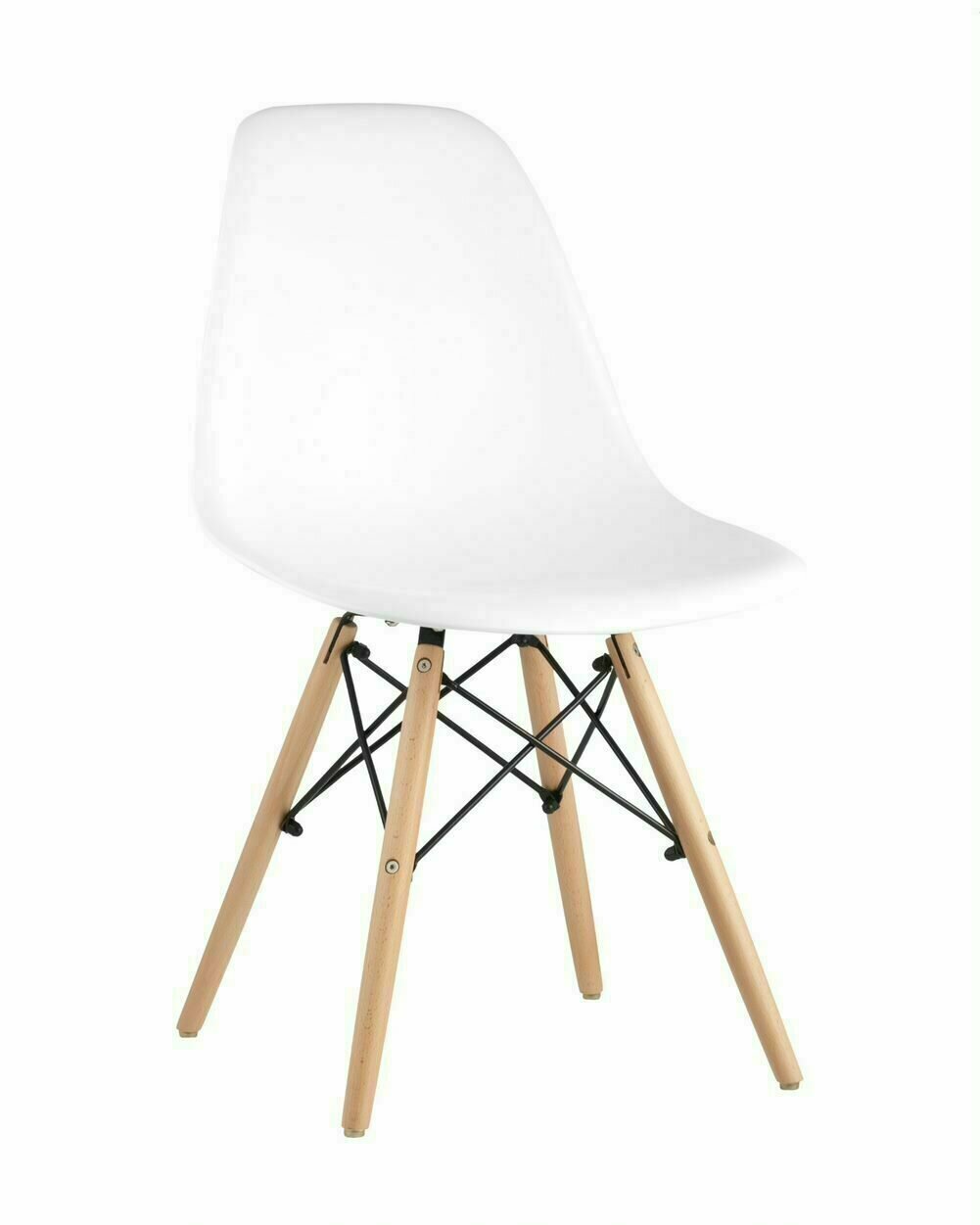 Комплект стульев STOOL GROUP Style DSW, массив дерева, 4 шт., цвет: белый Hoff - фото №2