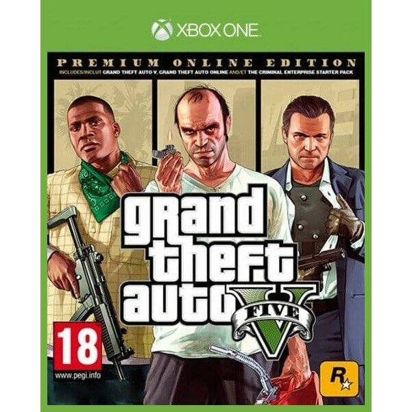 Игра Grand Theft Auto V Premium Online Edition (GTA 5) (XBOX One, русская версия)