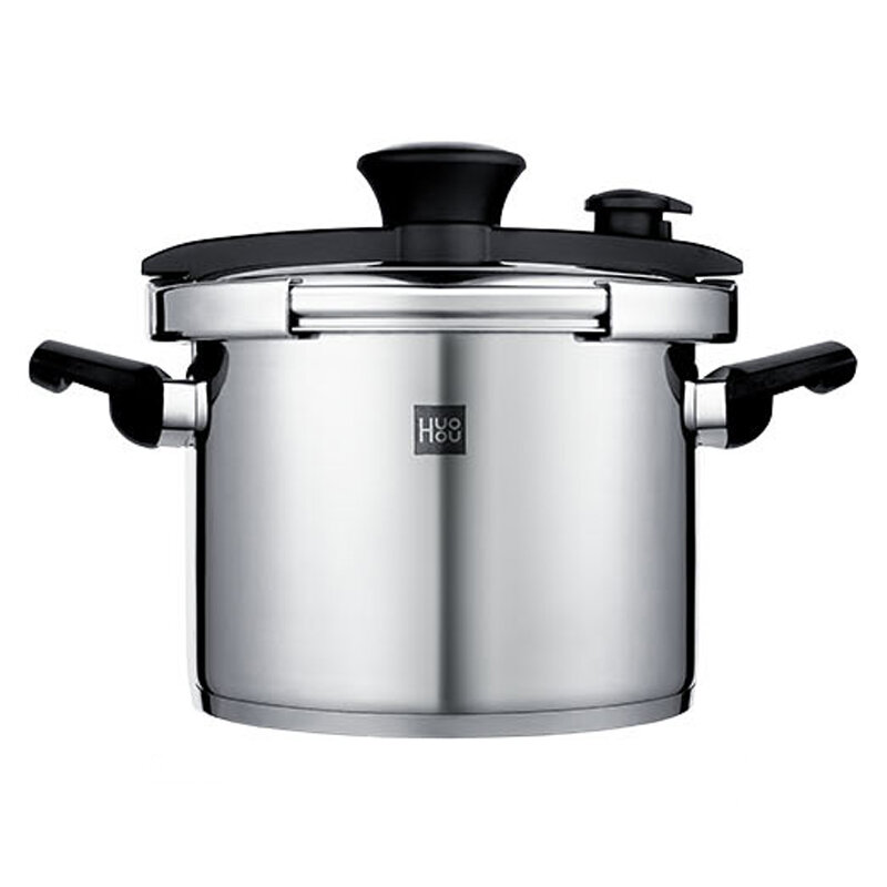 Кастрюля-скороварка из нержавеющей стали Xiaomi Huo Hou Stainless Steel High Pressure Cooker