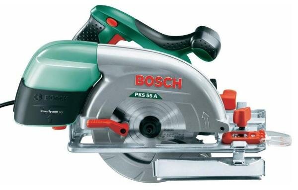 Дисковая пила BOSCH PKS 55 А 1200 Вт