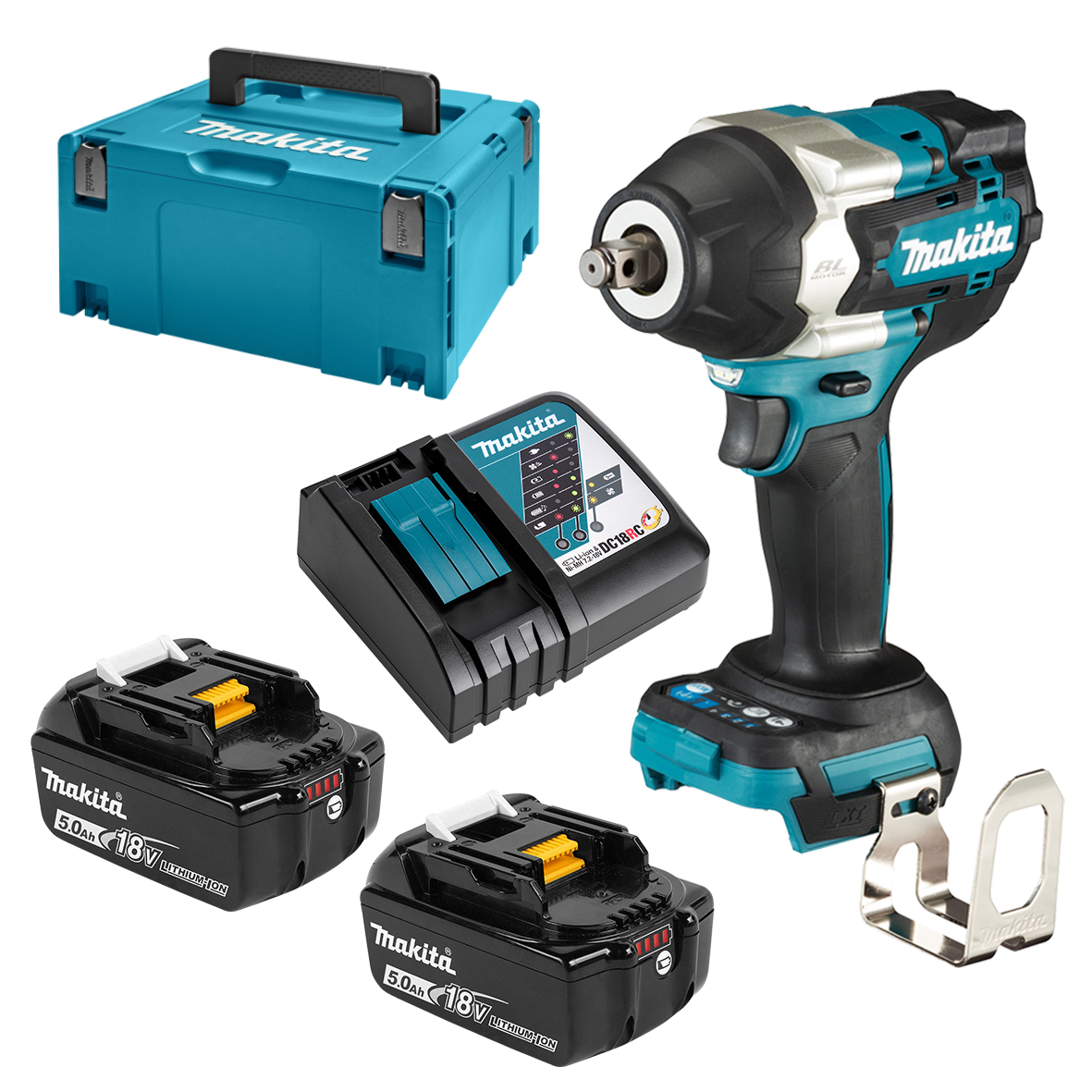 Аккумуляторный гайковёрт 330 Нм MAKITA DTW300RTJ - фотография № 1