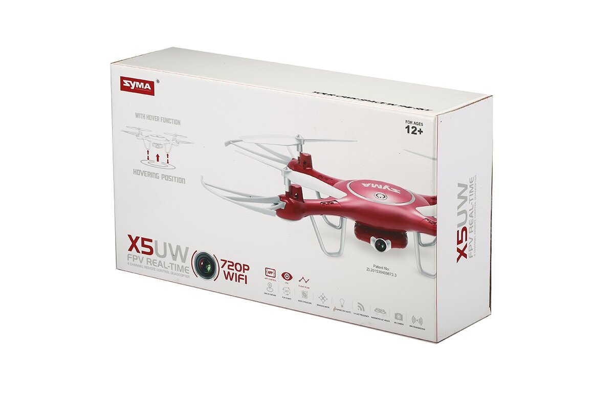 Радиоуправляемый квадрокоптер Syma X5UW-720P с HD FPV Wi-Fi камерой 2.4G - X5UW-720P