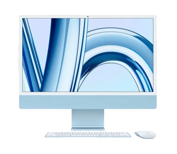 Моноблок Apple iMac 24" Retina 4.5K/М3 8-core CPU/10-core GPU/16GB/1TB SSD/Blue