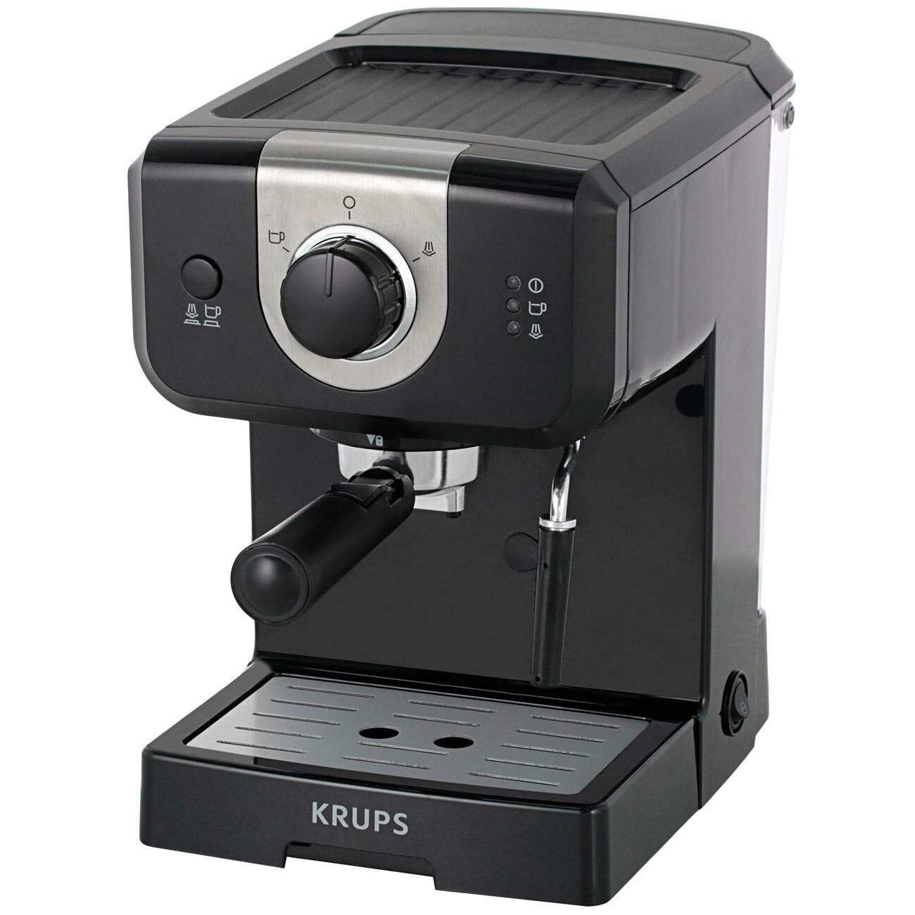 Кофеварка рожковая Krups XP3208 Opio, черный