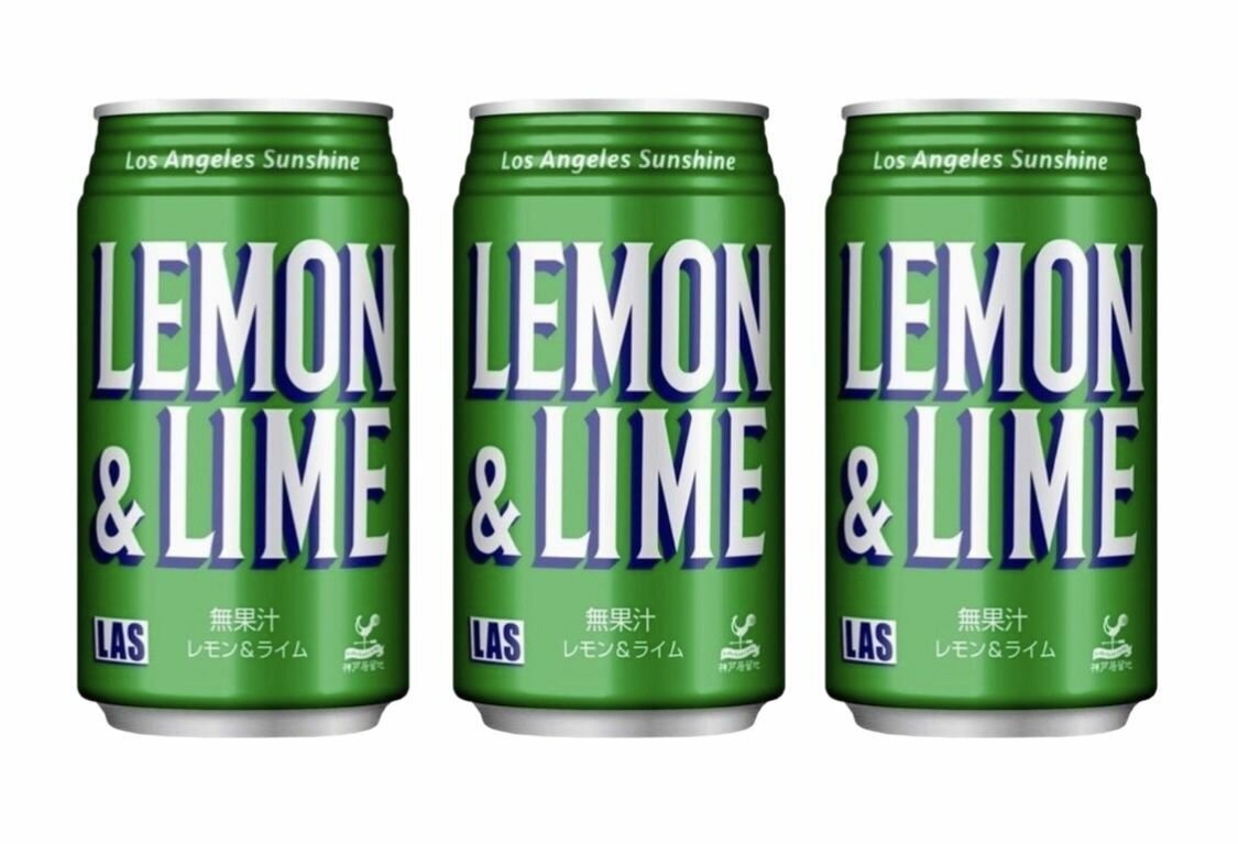 Напиток газированный Tominaga Lemon & Lime (Япония) 350 мл х 3 шт