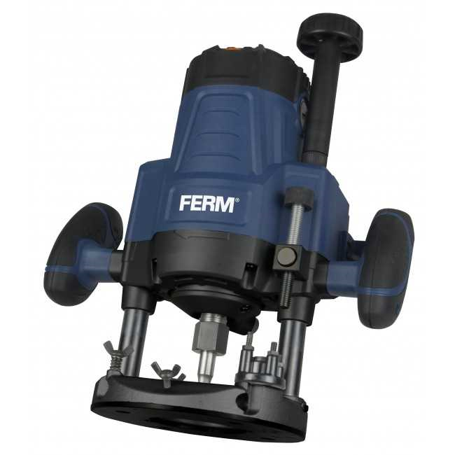 Ferm Фрезер FERM PRM1019P, 6-8-12 мм, 2200 Вт., 9000-30000 об.мин., коробка