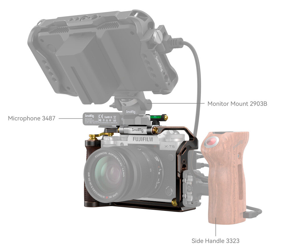 Клетка SmallRig 3870 Retro Cage для Fujifilm X-T5 - фотография № 6